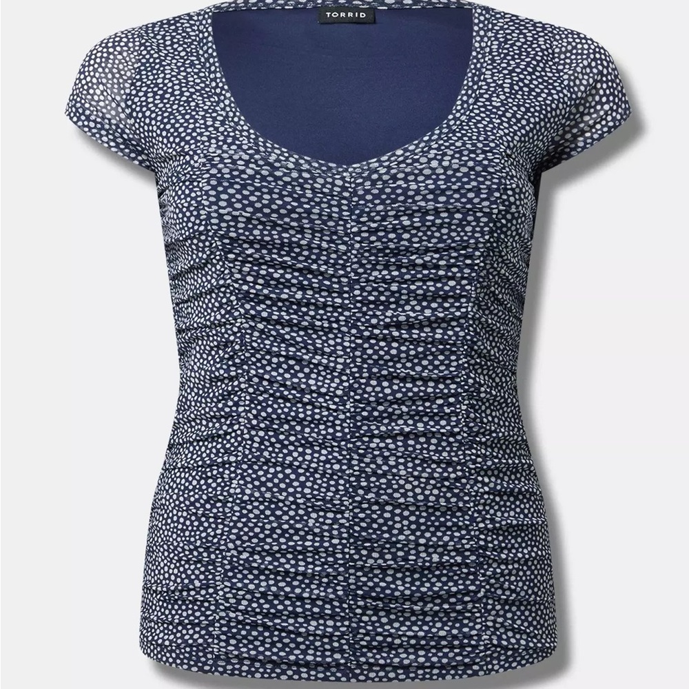 Torrid Shirred Scoop Top size 3